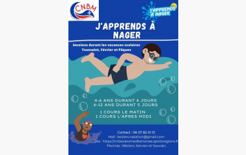 J'apprends à nager  6-12 ans/ Aisance Aquatique 4-5 ans